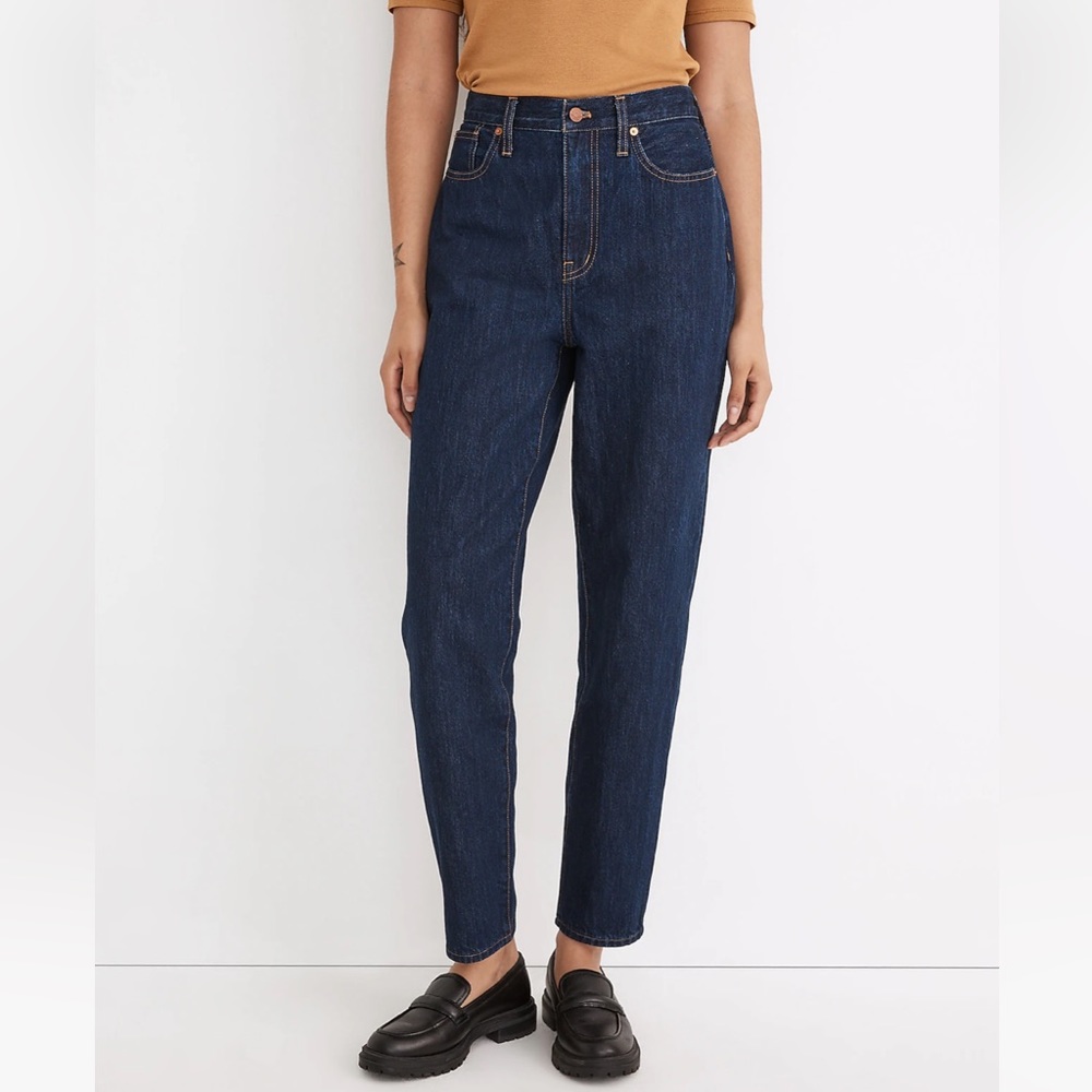 MADEWELL // Baggy Tapered Jeans in Dressler Wash